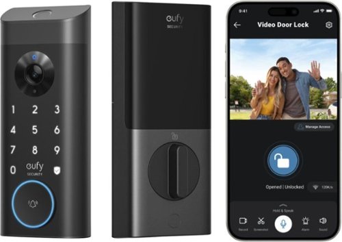 eufy Smart Lock E330 with Chime WiFi Replacement Deadbolt with eufy App|Keypad|Biometric Access - Light Gray WHERE TO BUY