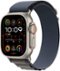 Apple Watch Ultra 2 GPS + Cellular 49mm Titanium Case with Blue Alpine Loop (Large) - Silver - (2023)-Front_Standard