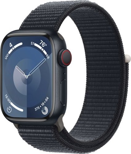 Apple Watch Series 9 GPS + Cellular 41mm Aluminum Case with Midnight Sport Loop - Midnight (AT&T)