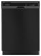 Amana - 24" Front Control Built-In Dishwasher with Triple Filter Wash and 59 dBA - Black-Front_Standard