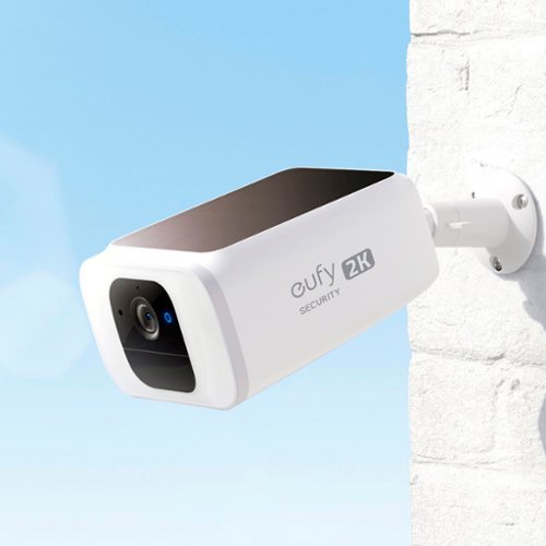 eufy SoloCam S40 2 Outdoor Wireless 2K 8GB Security Cameras with Integrated Solar Panel - White WORLDWIDE DELIVERY