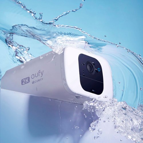 eufy SoloCam S40 2 Outdoor Wireless 2K 8GB Security Cameras with Integrated Solar Panel - White GLOBAL SHIPPING