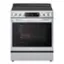 Front. LG - 6.3 Cu. Ft. Slide-In Electric True Convection Range with EasyClean and Air Fry - PrintProof Stainless Steel.