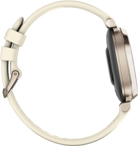 Garmin Lily 2 Smartwatch 34 mm Anodized Aluminum - Cream Gold with Coconut Silicone Band WORLDWIDE DELIVERY