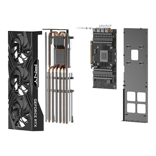 PNY GeForce RTX 4080 SUPER VERTO Overclocked 16GB Graphics Card with Triple Fans - Black BUY IN EUROPE
