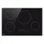 Front. LG - 30" Built-in Electric Induction Cooktop with 4 Elements and UltraHeat 4.3kW Power Element - Black Ceramic.