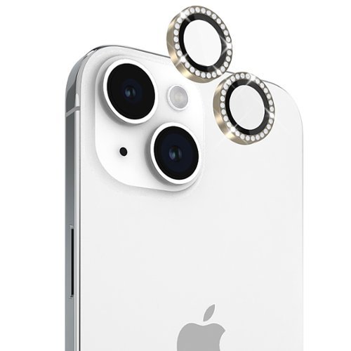 kate spade new york Aluminum Ring Lens Protectors for Apple iPhone 15 and 15 Plus - Set in Stone Gold WORLDWIDE DELIVERY