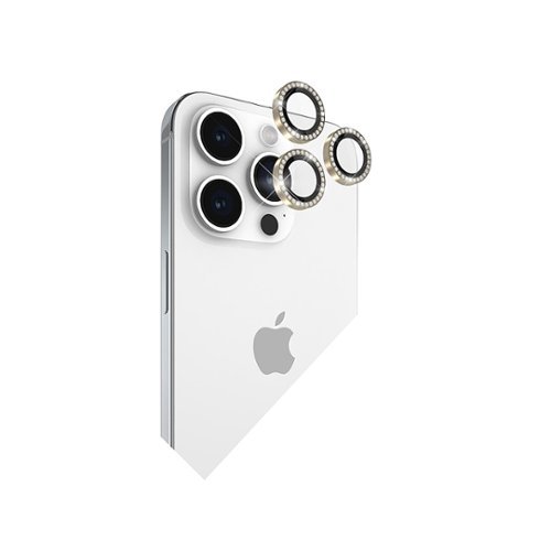 kate spade new york Aluminum Ring Lens Protectors for Apple iPhone 15 Pro and 15 Pro Max - Set in Stone Gold WORLDWIDE DELIVERY