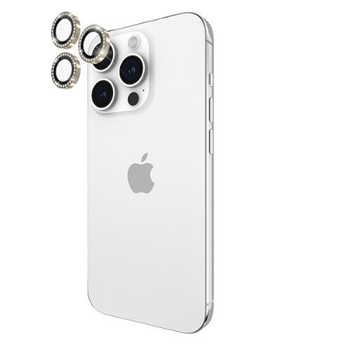 kate spade new york Aluminum Ring Lens Protectors for Apple iPhone 15 Pro and 15 Pro Max - Set in Stone Gold GLOBAL SHIPPING