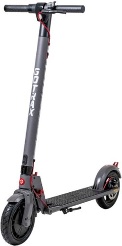 GoTrax - XR ADVANCE Commuting Electric Scooter w/12mi Max Operating Range & 15.5mph Max Speed - Black