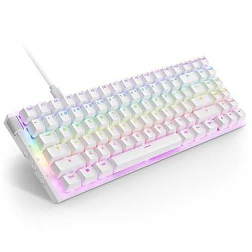 NZXT Function 2 - MiniTKL Wired Optical Gaming Keyboard - White WORLDWIDE DELIVERY