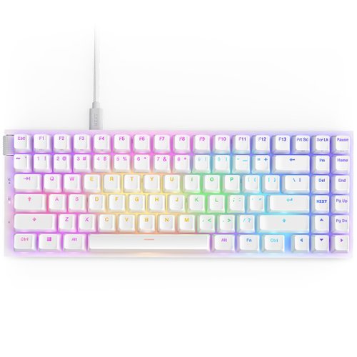 NZXT Function 2 - MiniTKL Wired Optical Gaming Keyboard - White HOW TO BUY