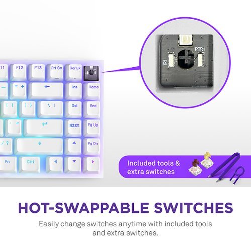NZXT Function 2 - MiniTKL Wired Optical Gaming Keyboard - White BUY IN EUROPE