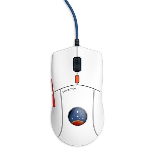 NZXT Starfield Lift 2 Symm - Lightweight Symmetrical Wired High Performance Optical Gaming Mouse - Wired - White WORLDWIDE DELIVERY