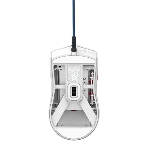 NZXT Starfield Lift 2 Symm - Lightweight Symmetrical Wired High Performance Optical Gaming Mouse - Wired - White WHERE TO BUY