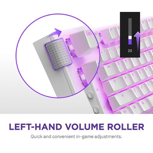 NZXT Function 2 - Full Size Wired Optical Gaming Keyboard - White BUY IN MIDDLE EAST