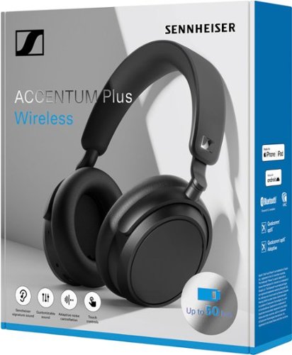 Sennheiser ACCENTUM Plus Wireless Bluetooth Headphones, Adaptive Hybrid ANC, Smart Adaptive Features. - Black HOW TO BUY