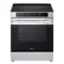Front. LG - 6.3 Cu. Ft. Smart Slide-in Electric Induction True Convection Range with EasyClean and Air Fry - PrintProof Stainless Steel.