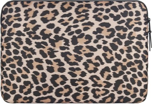 kate spade new york Puffer Sleeve  for up to 14 Laptop - Classic Leopard WORLDWIDE DELIVERY