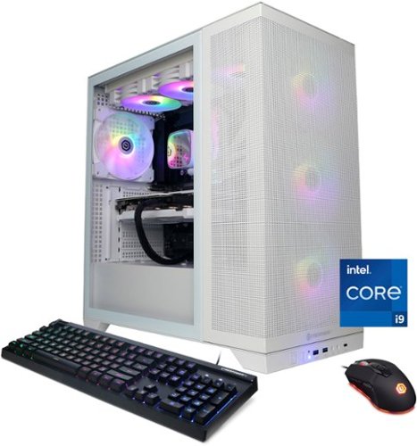 CyberPowerPC - Gamer Supreme Gaming Desktop - Intel Core i9-14900KF - 64GB Memory - NVIDIA GeForce RTX 4070 Ti SUPER 16GB - 2TB SSD - White