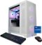 CyberPowerPC - Gamer Supreme Gaming Desktop - Intel Core i9-14900KF - 32GB Memory - NVIDIA GeForce RTX 4070 SUPER 12GB - 2TB SSD - White-Angle_Standard