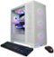 CyberPowerPC - Gamer Supreme Gaming Desktop - AMD Ryzen 9 7900X - 32GB Memory - NVIDIA GeForce RTX 4080 SUPER 16GB - 2TB SSD - White-Angle_Standard