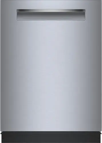 Front. Bosch - 500 Series 24" Top Control Smart Built-In Stainless Steel Tub Dishwasher with 3rd Rack and AquaStop, 39 dBA - Stainless steel.