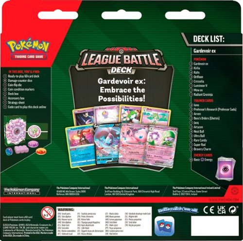 Pokémon Trading Card Game: Gardevoir ex League Battle Deck WORLDWIDE DELIVERY