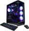 CyberPowerPC - Gamer Supreme Gaming Desktop - AMD Ryzen 7 8700G - 32GB Memory - NVIDIA GeForce RTX 4060 Ti 16GB - 2TB SSD - Black-Front_Standard