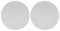 Sonance - VX6R-GRILLE-NT - Visual Experience Series 6" Round Grille Trimless for 6" In Ceiling Speakers (2-Pack) - Paintable White-Front_Standard