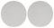 Sonance - VX4R-GRILLE-NT - Visual Experience Series 4" Round Grille Trimless for 4" In Ceiling Speakers (2-Pack) - Paintable White-Front_Standard
