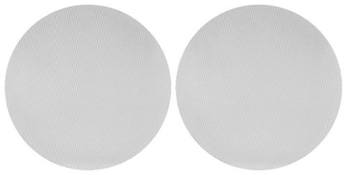 Sonance - VX8R-GRILLE-NT - Visual Experience Series  8" Round Grille Trimless for 8" In-Ceiling (2-Pack) - Paintable White