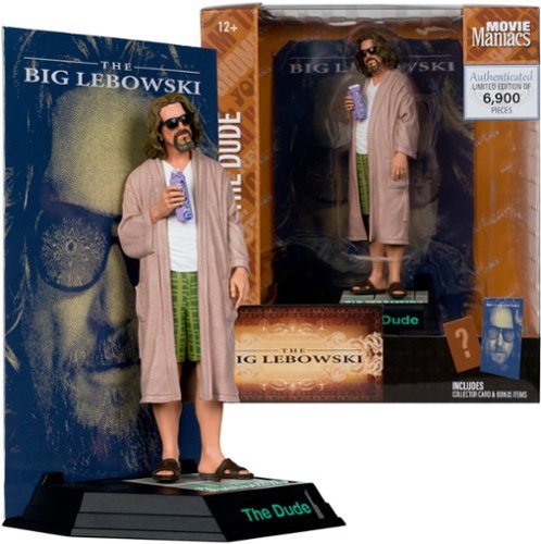 McFarlane Toys 6 Posed Figure - The Dude (The Big Lebowski) - Movie Maniacs WORLDWIDE DELIVERY