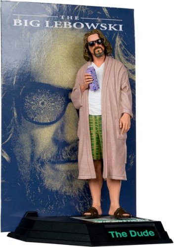 McFarlane Toys 6 Posed Figure - The Dude (The Big Lebowski) - Movie Maniacs HOW TO BUY