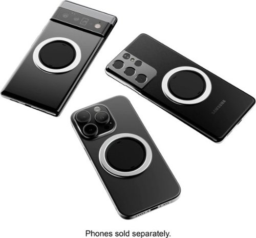 OhSnap Snap 4 Luxe Magnetic Phone Grip & Stand - Ultra-Thin, Fits Any Phone, Supports MagSafe Charging - Pure Silver WHERE TO BUY