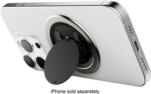 OhSnap Snap 4 Luxe Magnetic Phone Grip & Stand - Ultra-Thin, Fits Any Phone, Supports MagSafe Charging - Stone WORLDWIDE DELIVERY