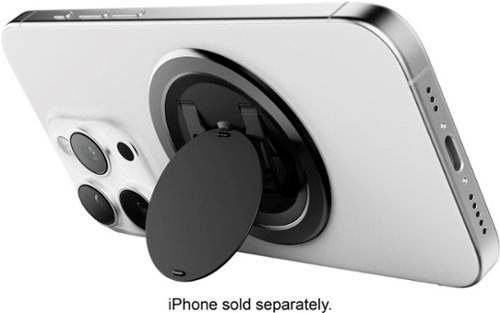 OhSnap Snap Grip Luxe Magnetic Phone Grip & Stand - Ultra-Thin, Fits Any Phone, Supports MagSafe Charging - Obsidian Black WORLDWIDE DELIVERY