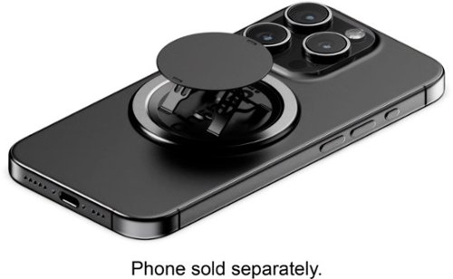 OhSnap Snap Grip Luxe Magnetic Phone Grip & Stand - Ultra-Thin, Fits Any Phone, Supports MagSafe Charging - Obsidian Black HOW TO BUY