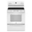 Front. Whirlpool - 5.3 Cu. Ft. Freestanding Electric Range with Cooktop Flexibility - White.