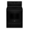 Whirlpool - 5.3 Cu. Ft. Freestanding Electric Range with Cooktop Flexibility - Black-Front_Standard