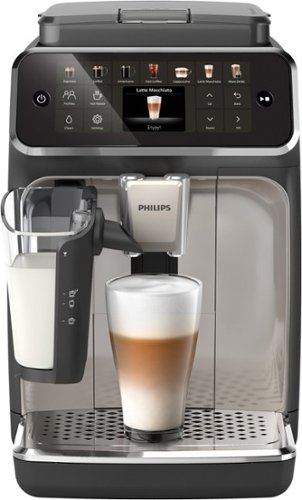 Philips 4400 Series LatteGo - Black/Silver