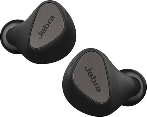  Jabra - Elite 5 True Wireless Hybrid Active Noise Cancelling In-ear Headphones - Titanium Black