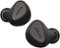 Jabra - Elite 5 True Wireless Hybrid Active Noise Cancelling In-ear Headphones - Titanium Black-Front_Standard