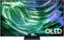 The image features a large Samsung OLED television screen with a vibrant green background. The screen is prominently displayed in the foreground, capturing the viewer's attention. The Samsung logo is visible on the top left corner of the screen, emphasizing the brand's presence. The television screen is likely showcasing a visually appealing scene or content, highlighting the capabilities of the OLED technology.