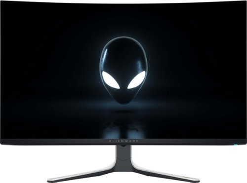  Alienware - AW3225QF 31.6&quot; Quantum Dot OLED Curved Gaming Monitor - 240Hz - NVIDIA G-Sync - VESA - HDMI, USB-C - Lunar Light