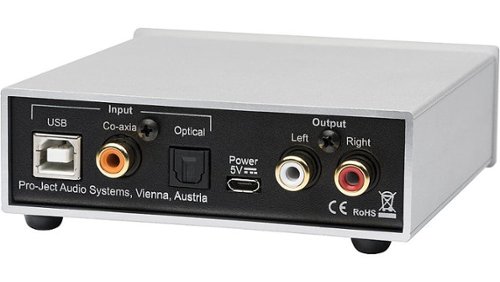 Pro-Ject Head Box S2 Digital Headphone Amp w/ DAC - Silver WORLDWIDE DELIVERY