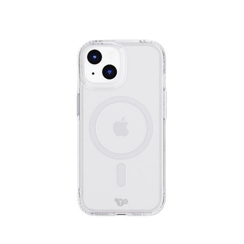 Tech21 - EvoClear Case with MagSafe for Apple iPhone 15 - Clear