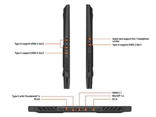 GIGABYTE AORUS 15 15 165Hz Gaming Laptop IPS - Intel Ultra 7 155H with 16GB RAM - NVIDIA GeForce RTX 4060 - 1TB SSD - Black BUY IN UAE