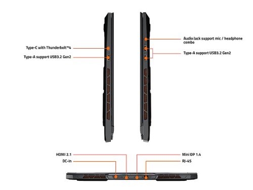 GIGABYTE AORUS 17X 17 240Hz Gaming Laptop IPS - Intel i9-14900HX with 32GB RAM - NVIDIA GeForce RTX 4090 - 2TB SSD - Black BUY IN SINGAPORE