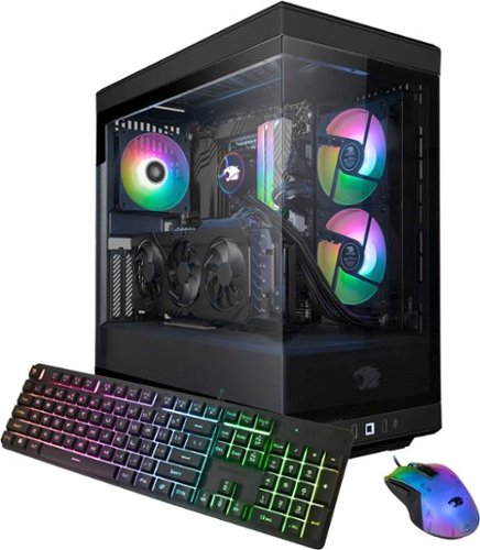 iBUYPOWER Y40 Black Gaming Desktop PC - Intel Core i7 14700F - NVIDIA GeForce RTX 4060Ti 16GB - 32GB DDR5 RAM - 2TB NVMe - Black